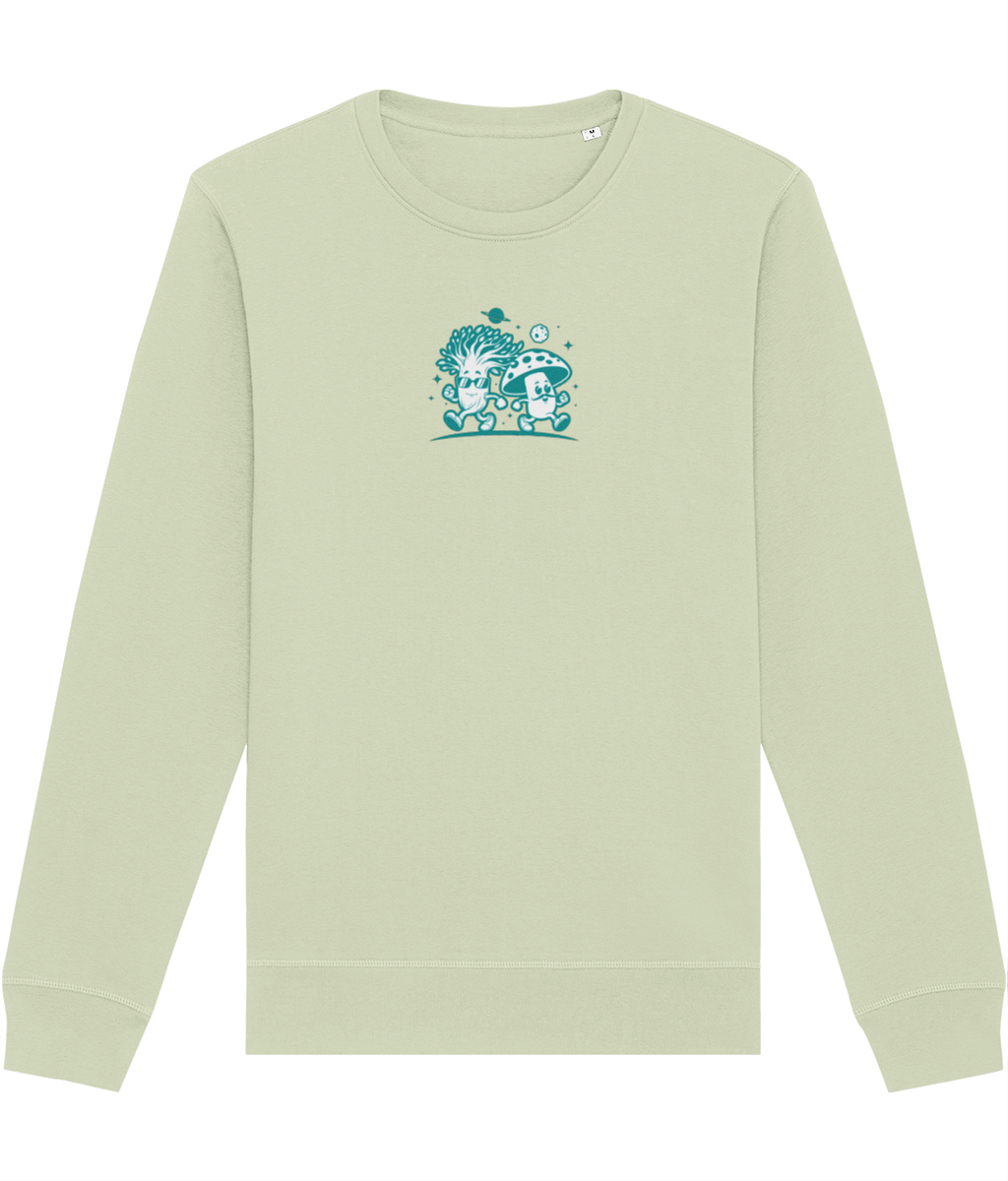 Moustache Shroom & Tree Sweatshirt