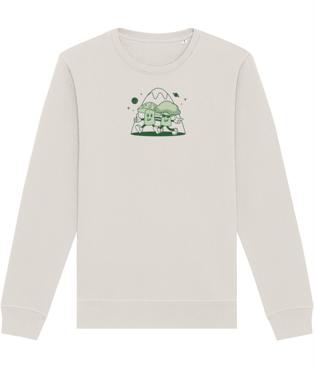 Classic Green Psychedelic Nature Sweatshirt