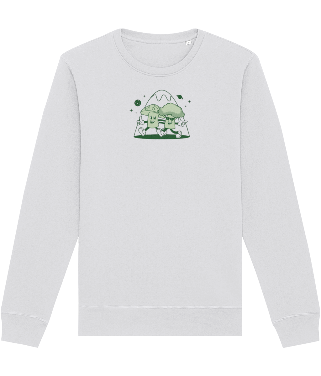 Classic Green Psychedelic Nature Sweatshirt