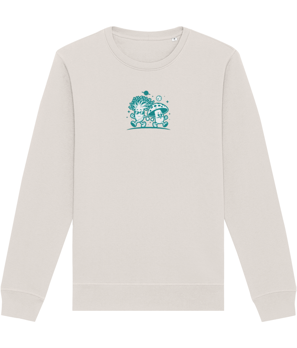 Moustache Shroom & Tree Sweatshirt